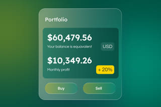 Panel de trading de criptomonedas Bosque Investorio con información en tiempo real
